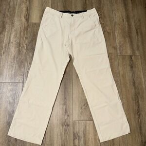 Ascend Nylon Hiking Chino Pants Mens 34X30‎ Beige Tan Stretch Comfort
